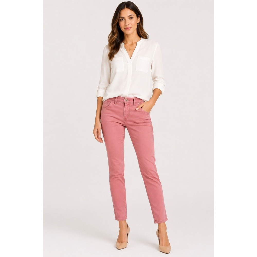 AG Adriano Goldschmied Caden Tailored Trouser Women's 26R Pink Skinny Chino